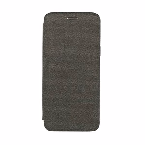 Vennus Book Cotton -lompakkokuori Samsung Galaxy A6 Plus 2018 - musta