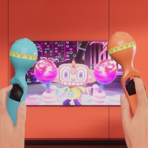 Nintendo Switch 23-in-1 perheen lisävarusepaketti 2 - oranssi ja sininen setti