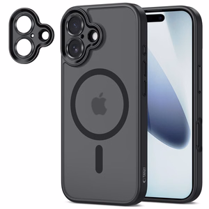 Tech-Protect MagCam MagSafe Suojakuori iPhone 17:lle - Matta Musta