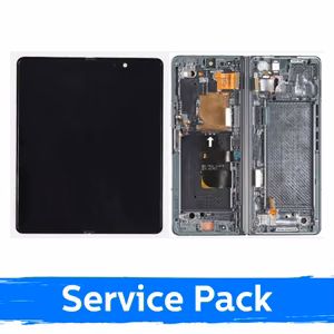 LCD-näyttö Samsung F936 Z Fold4 (SISEMPI) kehyksellä / Graygreen / (Service Pack)