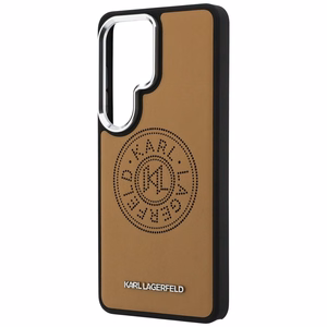 Karl Lagerfeld Suojakuori Perforated KL MagSafe Samsung Galaxy S26 Ultra:lle ruskea