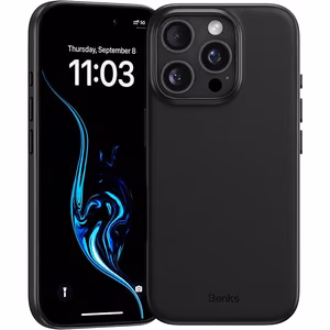 Benks Magnetic Vita Pro Silikoninen Suojakuori iPhone 16 Pro Max:lle musta