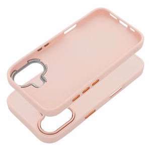 Suojakuori iPhone 16:lle Frame vaaleanpunainen