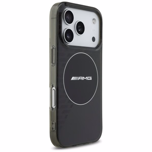 AMG Double Layer Transparent Smocked MagSafe -suojakuori iPhone 17 Pro - musta