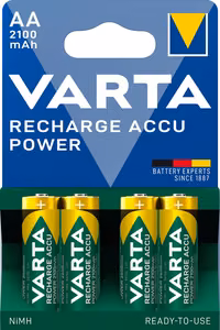 VARTA ladattava akku R6 (AA) 2100 mAh 4 kpl