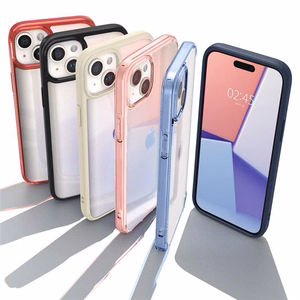 Spigen Ultra Hybrid suojakuori laitteelle iPhone 15 6.1", huurrettu musta