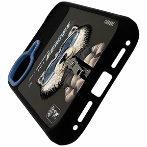 Nimmy Cool&Cute 2.0 Wolf Suojakuori iPhone 17:lle - Musta