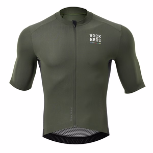 Rockbros 15220004002 ROAD TO SKY men's cycling jersey short sleeve S - green