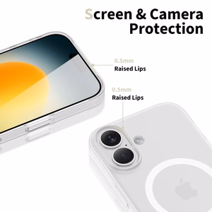 Tech-Protect MagSlim MagSafe Suojakuori iPhone 17:lle - Matta valkoinen