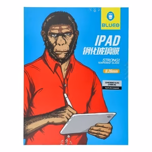5D Tempered Glass for iPad PRO 10.5 Mr. Monkey Glass transparent (Anti-Static Strong HD)
