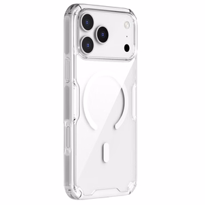 Nillkin Nature TPU Pro Magneettinen Suojakuori MagSafe-yhteensopiva iPhone 17 Pro Max:lle - Läpinäkyvä