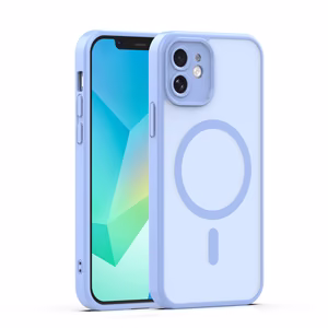Mag Matt Suojakuori iPhone 12 6,1" vaaleansininen kameransuoja