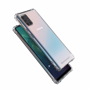 Wozinsky Anti Shock kestävä tapaus Military Grade Protection Samsung Galaxy A72 4G läpinäkyvästä Samsung Galaxy A72 4G