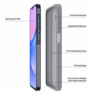 DUX DUCIS suojakuori YIND Samsung A17 5G:lle harmaa