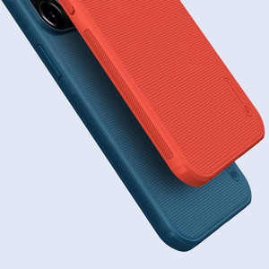 Nillkin Super Frosted Shield Pro case for iPhone 13 Pro Max, durable, blue