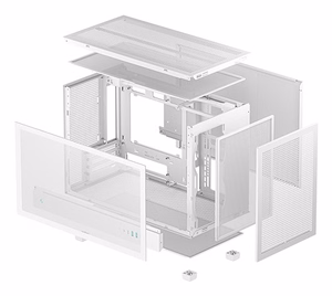 DeepCool CH260 Micro Tower kotelo valkoinen