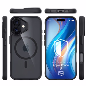 3mk Satin Armor MagCase iPhone 17:lle - musta