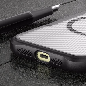 Leading Series MagSafe Silikoninen Suojakuori iPhone 16 Pro:lle - Musta