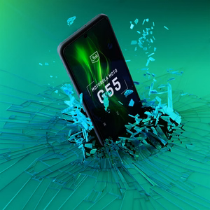 Karkaistu lasi 3mk HardGlass Max Lite musta Motorola Moto G55 5G:lle