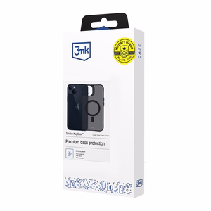 3mk Smoke MagCase MagSafe-suojakuori iPhone 14 Plus:lle - puoliläpinäkyvä