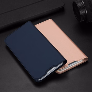 Dux Ducis Skin Pro holsteri suojus flip cover iPhone 14 Pro Maxille vaaleanpunainen