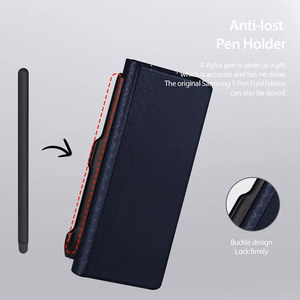 Dux Ducis BRIL suojakuori kynätelineellä Samsung Z Fold SE / W25 sininen