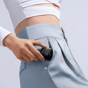 Wozinsky WF16-YCS 5000mAh 15W USB-C Mini Power Bank, jossa on sisäänrakennettu USB-C-kaapeli ja Apple Watch -laturi - musta