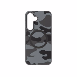 Suojakuori Samsung S25 PLUS:lle Forcell F-Protect Levels Dual Layer 4D MagSafe-yhteensopiva Military Drop-Test black camo
