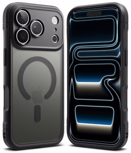 Ringke Fusion Bold Magnetic MagSafe -suojakuori iPhone 18 Pro Max / 17 Pro Max -malleille, mattamusta