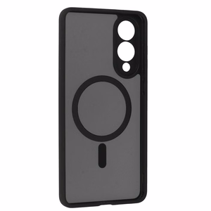 Full Matte Mag Cover Samsung Galaxy S25 Edge:lle musta