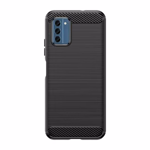 Carbon Case silikoninen suojakuori Nokia C300:lle - musta
