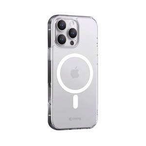 Crong Clear MAG Cover MagSafe suojakuori iPhone 16 Pro Max -laitteelle, läpinäkyvä