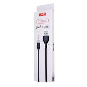 XO kaapeli NB103 USB - Lightning 1,0 m 2,1A, valkoinen