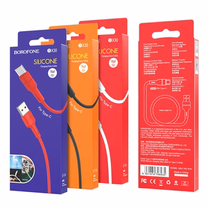 USB-kaapeli Borofone BX30 Type-C 1,0 m silikoni valkoinen