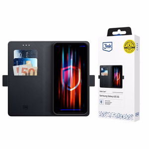 3mk Wallet Case for Samsung Galaxy A37 - Black