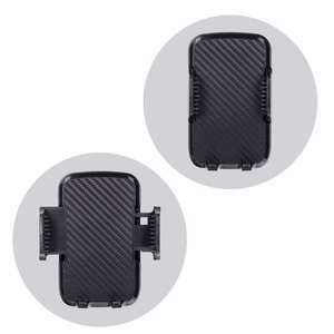 Auton puhelimen pidike Forcell F-Grip Carbon HT1 tuulilasi- / kojetaulukiinnitykseen musta