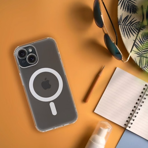 Suojakuori iPhone 11 PRO MAX:lle Frost Mag Cover MagSafe-yhteensopiva (kameransuoja) läpinäkyvä jäinen