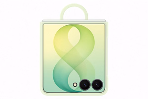 Samsung Silicone Ring Magnet Cover for Samsung Galaxy Z Flip 8 with MagSafe Compatible Ring - Green
