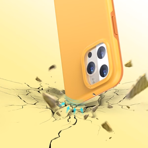 Choetech MFM Anti-drop Case Cover iPhone 13 Pro Max oranssi (PC0114-MFM-YE)