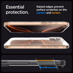 Spigen Liquid Crystal Mag MagSafe Suojakuori iPhone 16 Pro 6,3 kirkas