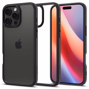 Spigen Ultra Hybrid Suojakuori iPhone 16 Pro Max 6,9 - matta musta