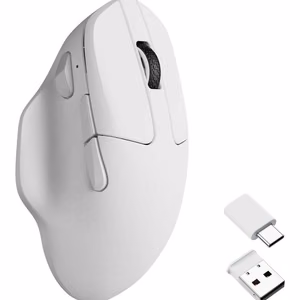Hiiri KEYCHRON M7, USB, optinen, langaton, valkoinen, M7-A3