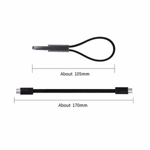 Tech-Protect Ultraboost DNA avaimenperällinen kaapeli USB-C PD 60W / 3A - harmaa