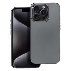 Metallinen Suojakuori iPhone 15 PRO:lle harmaa