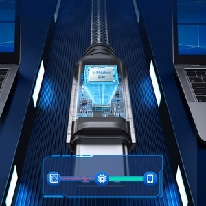 Orico 240W USB-C - USB-C latauskaapeli 1,5 m (musta)