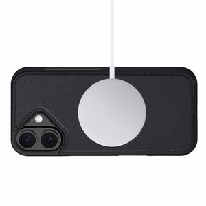 Tech-Protect Wallet MagSafe Suojakuori iPhone 17:lle - Matta Musta