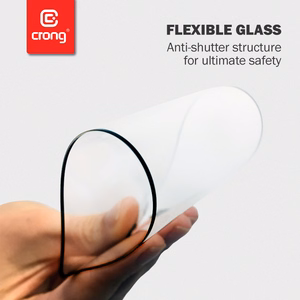 Crong 7D Nano Flexible Glass 9H hybrid screen protector for Realme C11