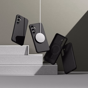 Ringke Onyx MagSafe Suojakuori Samsung Galaxy S25+:lle - musta
