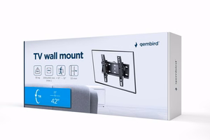 Gembird WM-42T-02 TV-seinäkiinnike 23-42 tuumalle
