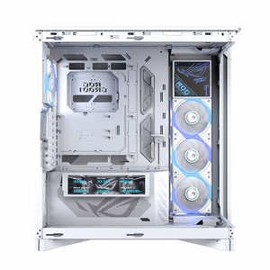 ASUS ROG CRONOX GR801 CURVE TG ARGB -keskikokoinen tornikotelo, valkoinen